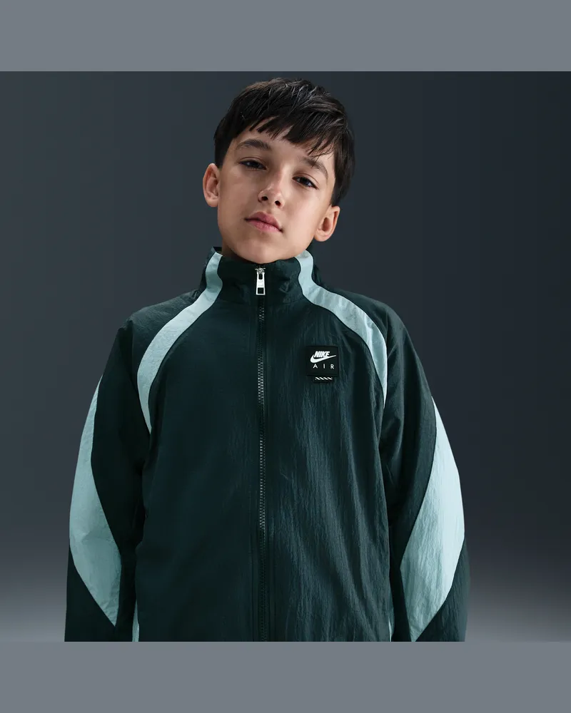 Nike Air Track-Jacket aus Webstoff (ältere Kinder) - Grün Grün