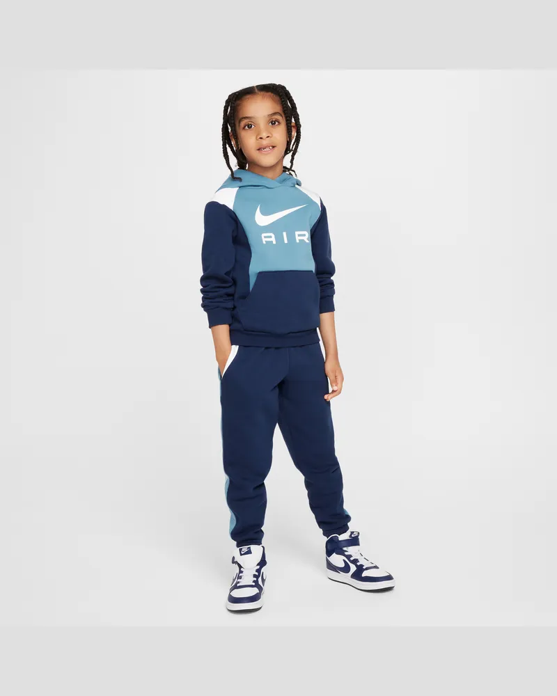 Nike Air Set aus Fleece-Pullover und Hose (jüngere Kinder) - Blau Blau