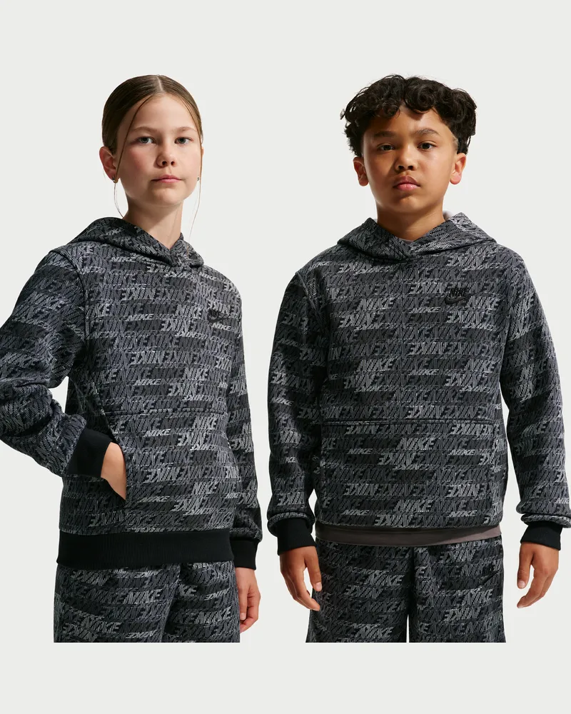 Nike Club Fleece Hoodie (ältere Kinder) - Schwarz Schwarz