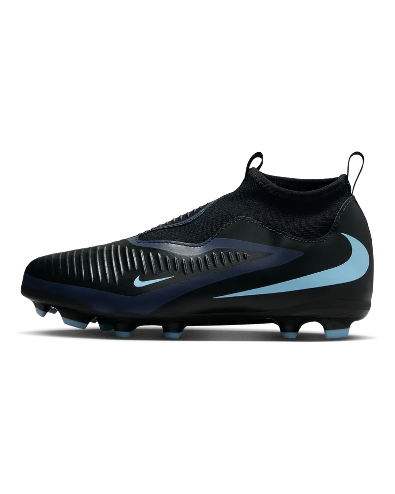 Nike Jr. Phantom 6 High Academy Fußballschuh für verschiedene Böden (ältere Kinder) - Schwarz Schwarz