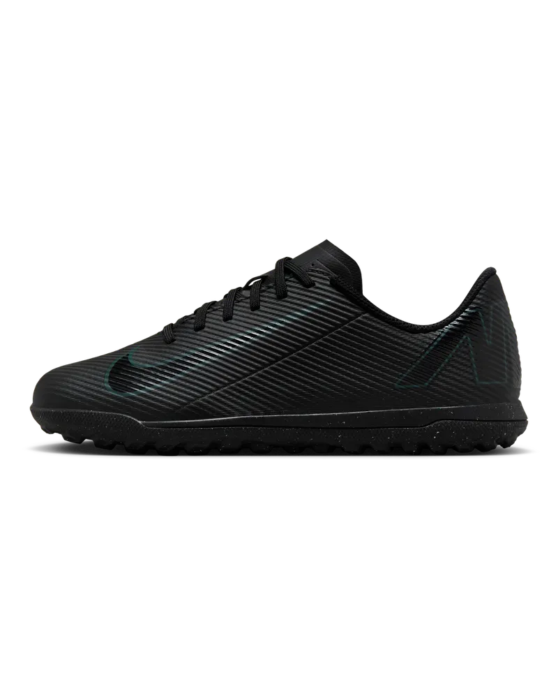 Nike Jr. Mercurial Vapor 16 Club TF Low-Top-Fußballschuh (jüngere/ältere Kinder) - Schwarz Schwarz
