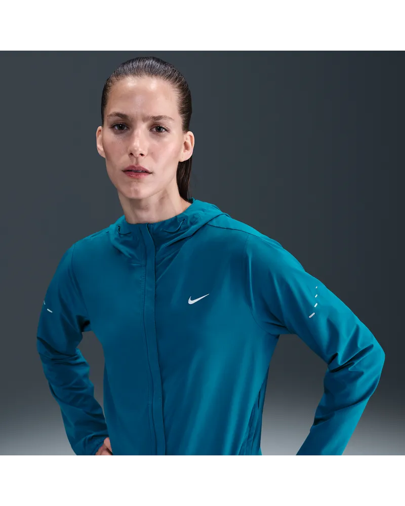 Nike Swift verstaubare Repel-Laufjacke (Damen) - Blau Blau
