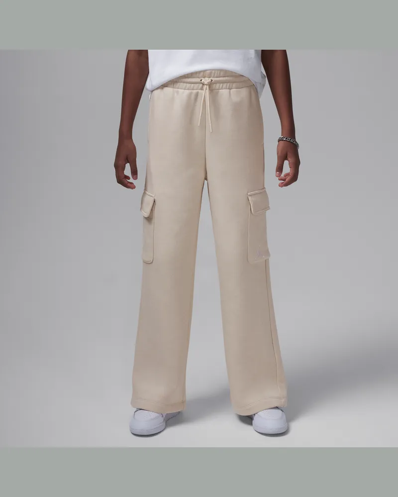 Jordan Y2K Fleece Cargo Hose für ältere Kinder - Braun Braun