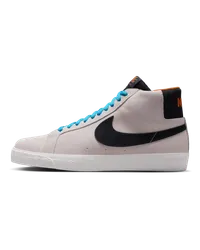 Nike SB Zoom Blazer Mid Electric Skateboardschuh - Grau Grau