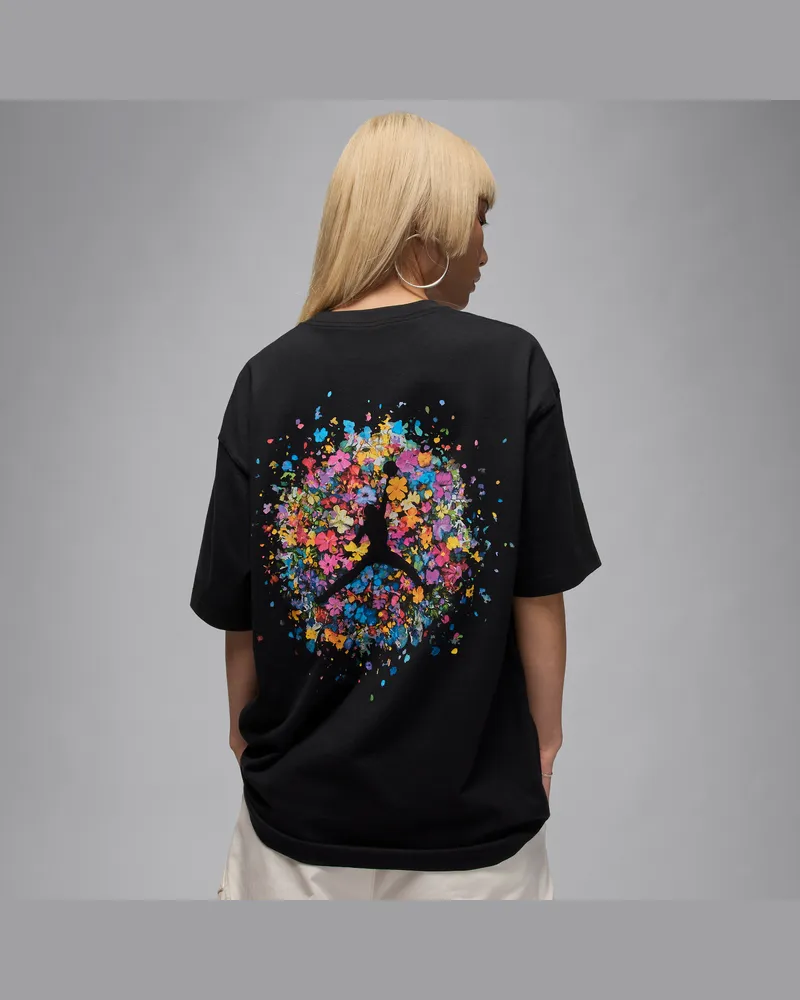 Jordan Flight Oversize-T-Shirt mit Grafik (Damen) - Schwarz Schwarz