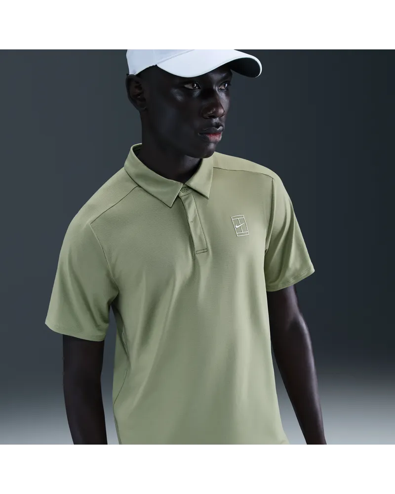 Nike Court Advantage Dri-FIT Tennis-Poloshirt (Herren) - Grün Grün