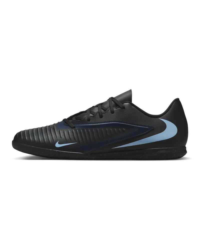 Nike Phantom 6 Low Club Fußballschuh für Hallen- und Hartplätze - Schwarz Schwarz