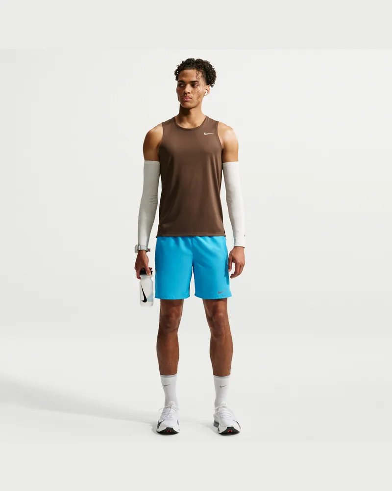 Nike Miler Dri-FIT Laufshorts mit Futter (ca. 18 cm) (Herren) - Blau Blau