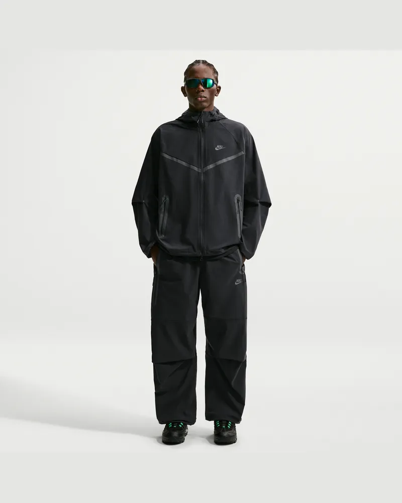 Nike Tech Oversize-Webhose (Herren) - Schwarz Schwarz