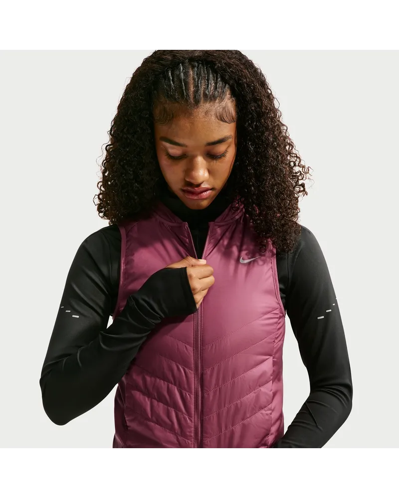 Nike Tempo Repel warme Laufweste (Damen) - Rot Rot