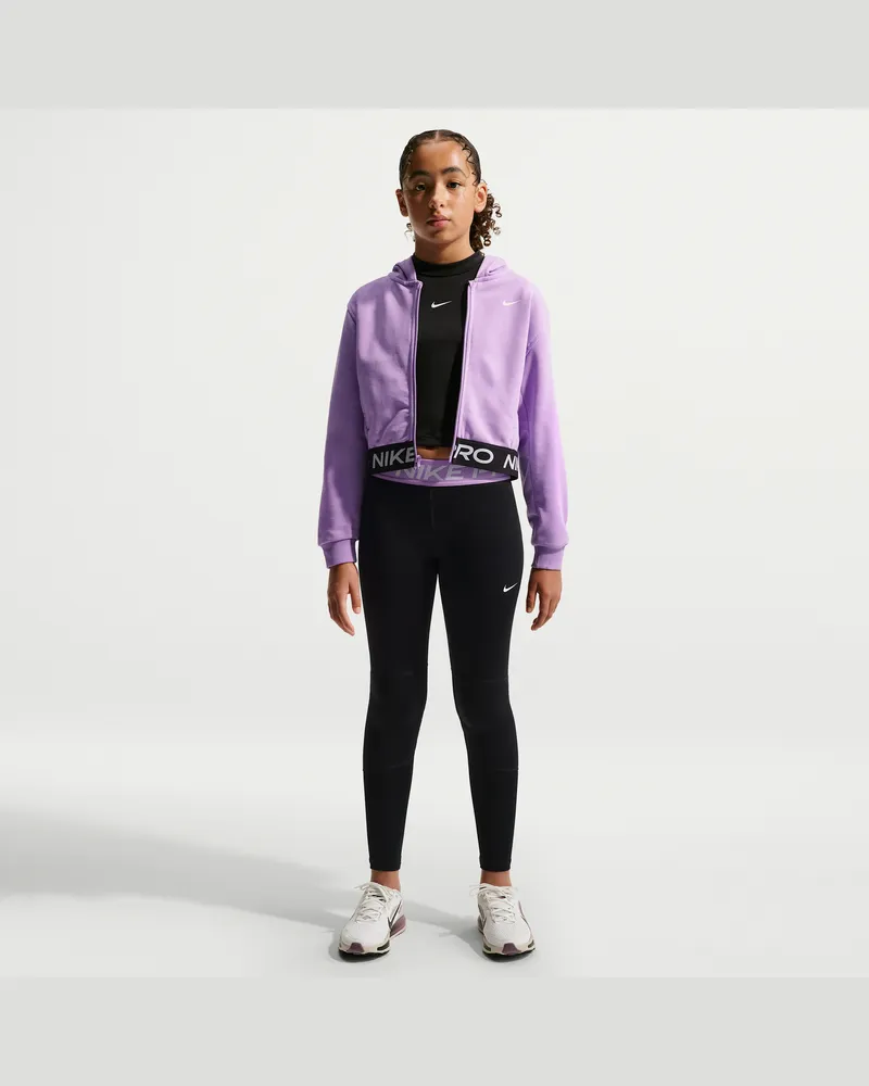 Nike Pro Dri-FIT Leggings für ältere Kinder (Mädchen) - Schwarz Schwarz