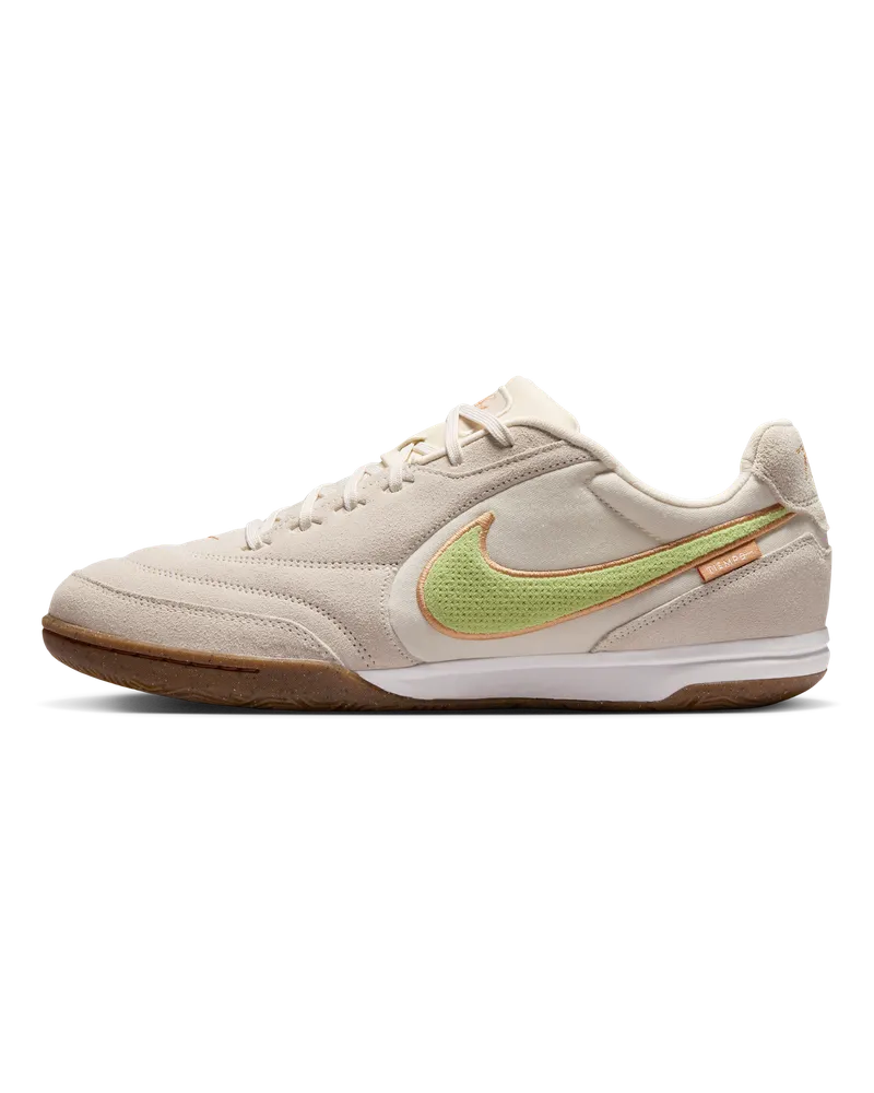 Nike Tiempo Streetgato PRM Low-Top-Fußballschuh für Hallen- und Hartplätze - Weiß Weiß