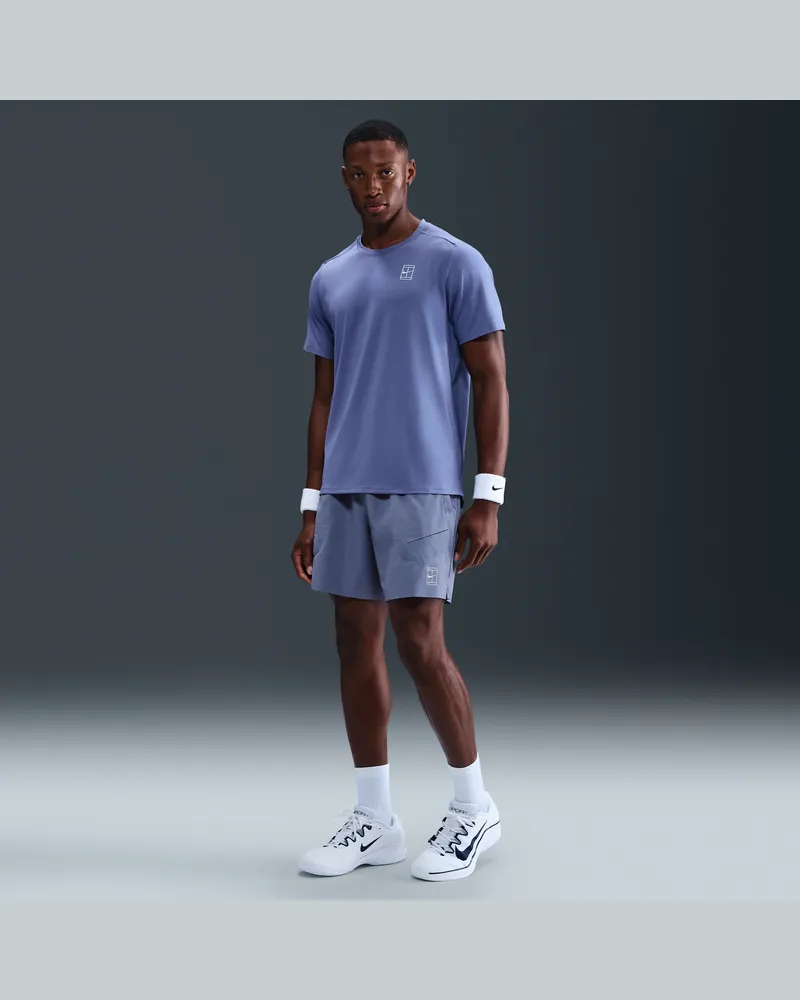 Nike Court Advantage Dri-FIT-Tennisshorts (ca. 15,5 cm) - Blau Blau
