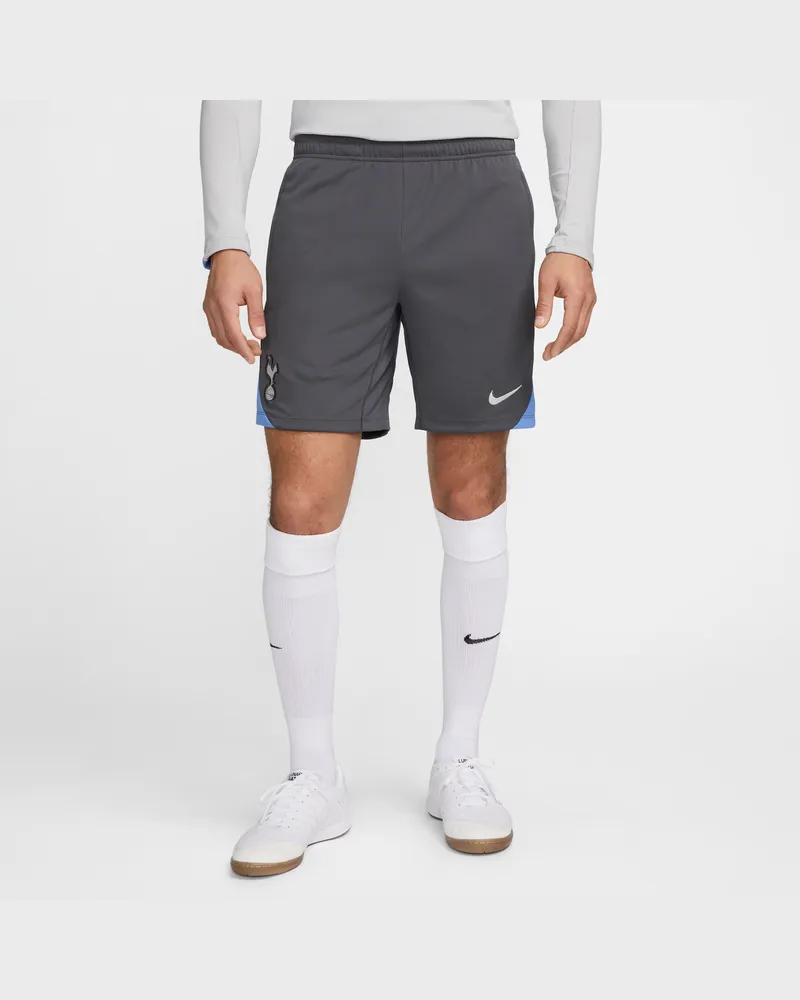 Nike Tottenham Hotspur Strike Dri-FIT Strick-Fußballshorts für Herren - Grau
