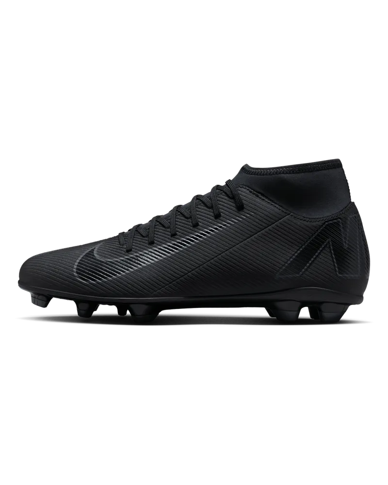 Nike Mercurial Superfly 10 Club High-Top-Fußballschuh für verschiedene Böden - Schwarz Schwarz