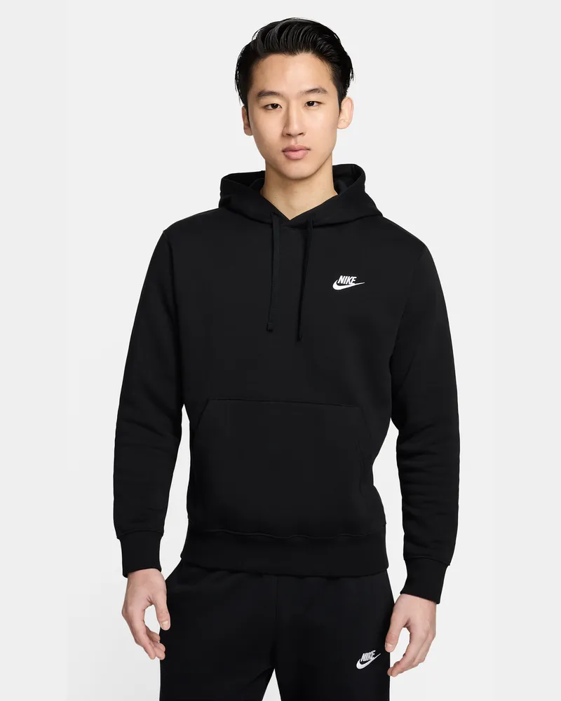 Nike Club Fleece Hoodie - Schwarz Schwarz