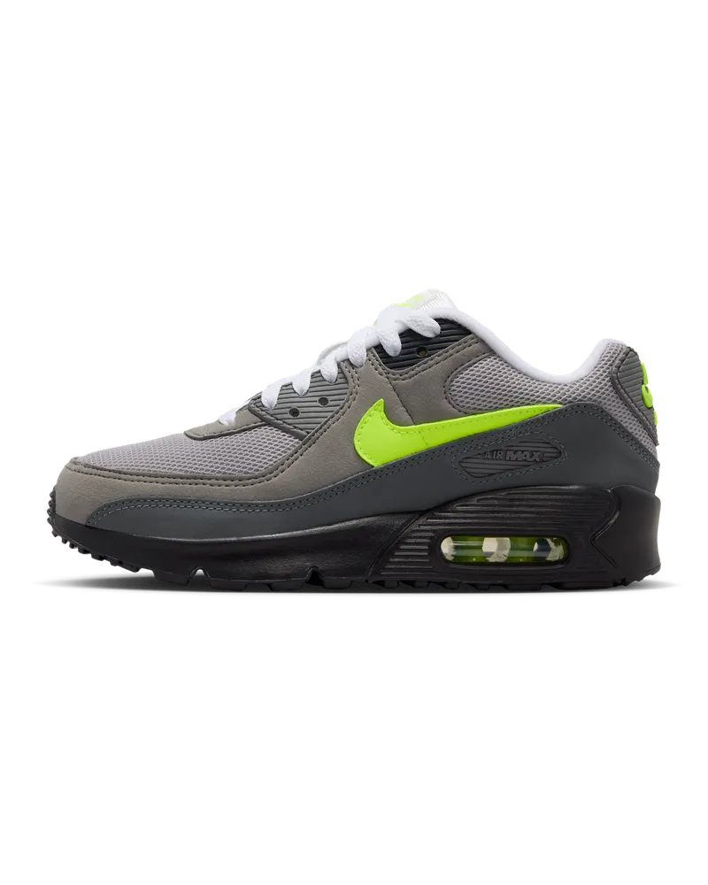 Nike Air Max 90 Schuh (ältere Kinder) - Schwarz Schwarz