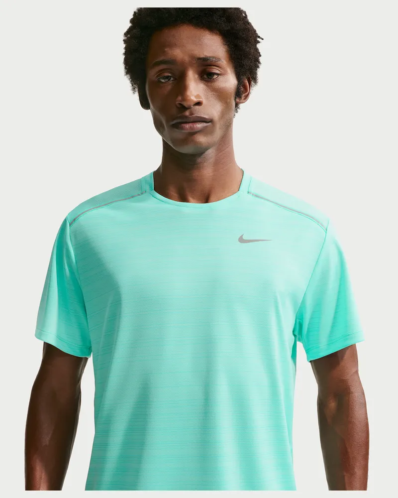 Nike Miler Kurzarmshirt mit Dri-FIT-Technologie (Herren) - Grün Grün