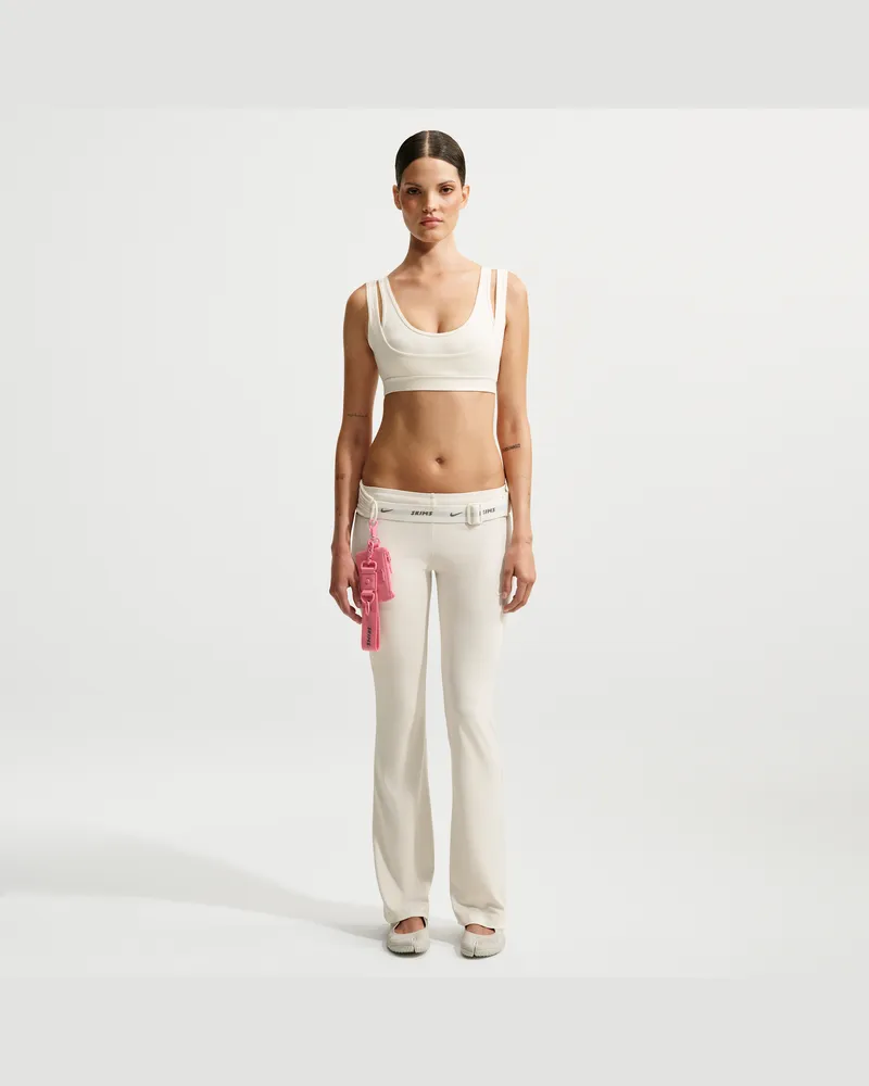 Nike SKIMS Airy Mini-Schlaghose mit niedrigem Bund (Damen) - Weiß Weiß