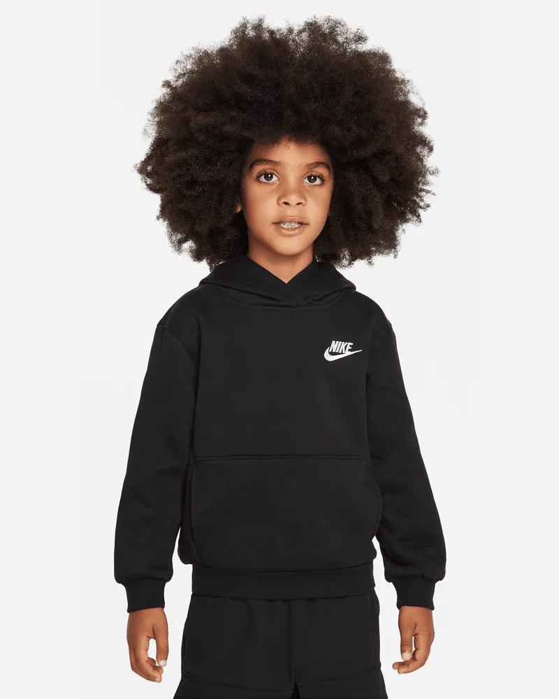 Nike Club Hoodie (jüngere Kinder) - Schwarz Schwarz