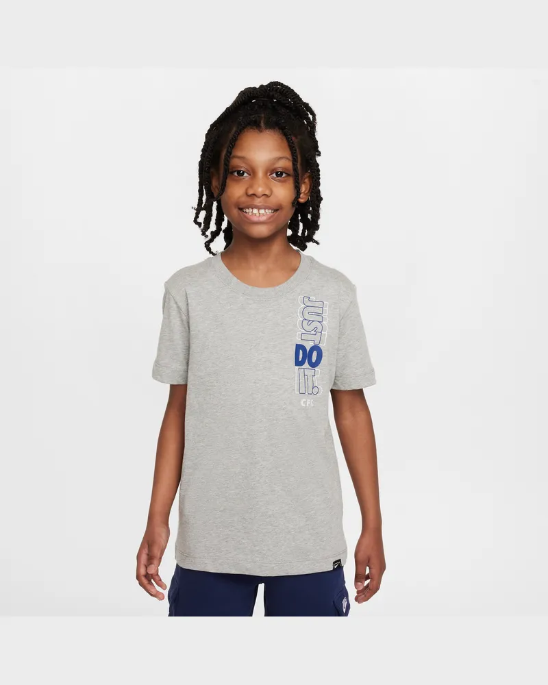 Nike FC Chelsea  Fußball-T-Shirt (ältere Kinder) - Grau Grau