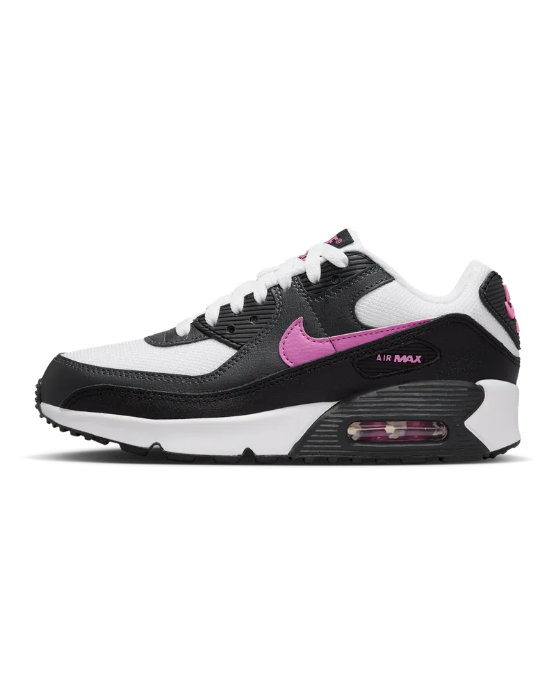 Nike Air Max 90 Schuh (ältere Kinder) - Weiß Weiß