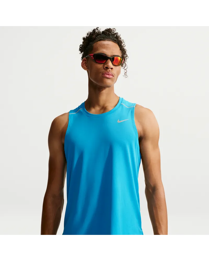Nike Miler Dri-FIT Lauf-Tanktop (Herren) - Blau Blau