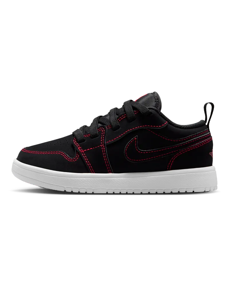 Jordan 1 Low Alt Schuh für jüngere Kinder - Schwarz Schwarz