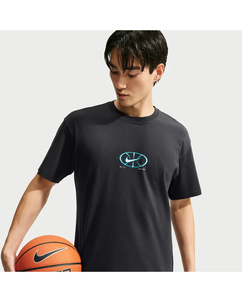 Nike Basketball-T-Shirt (Herren) - Schwarz Schwarz