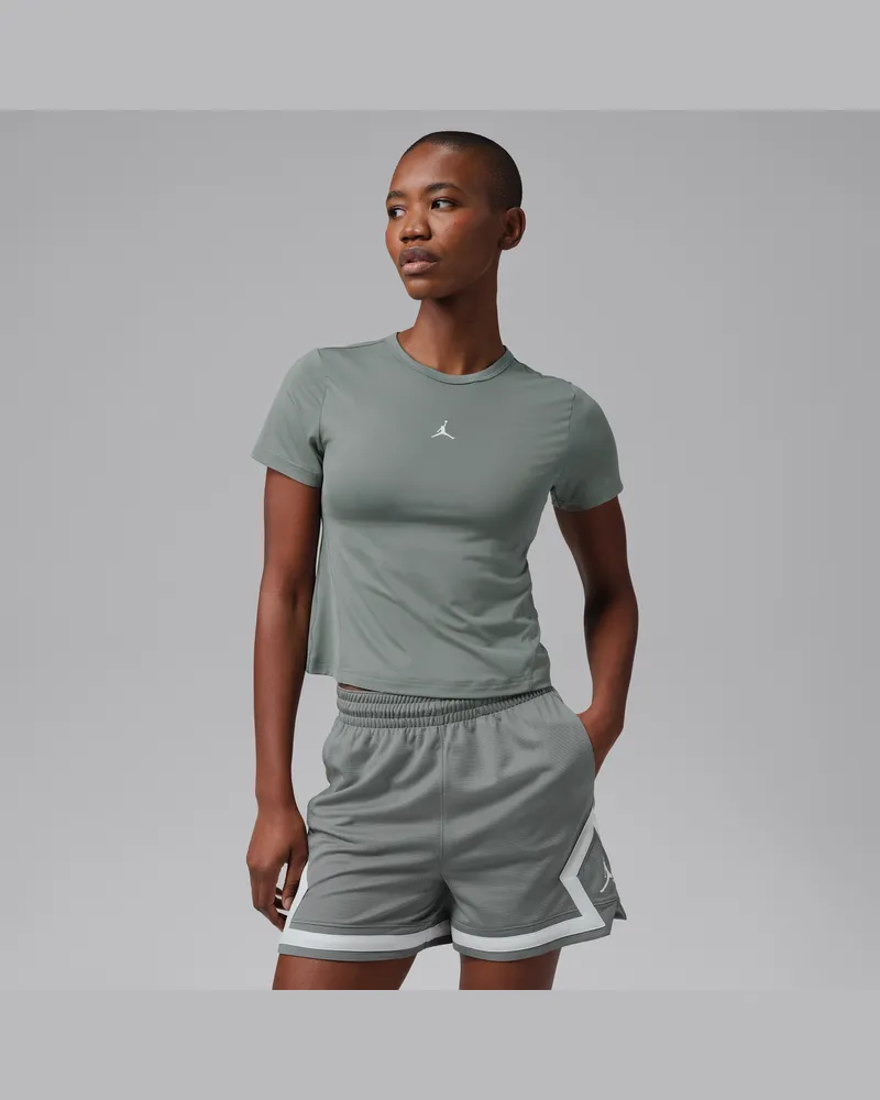 Jordan Sport Essentials Dri-FIT Kurzarmshirt (Damen) - Grau Grau