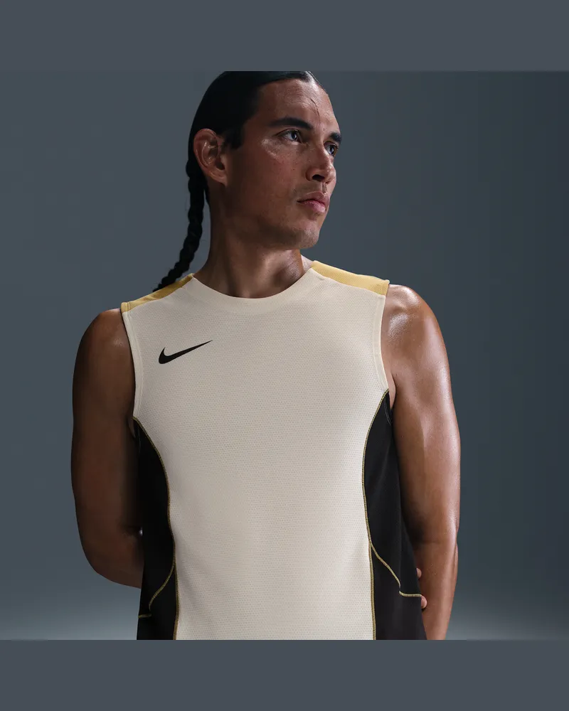 Nike Strike+ ärmelloses Dri-FIT Fußballshirt (Herren) - Braun Braun