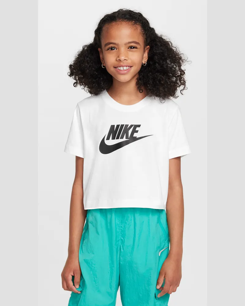 Nike Kurz-T-Shirt (Mädchen) - Weiß Weiß
