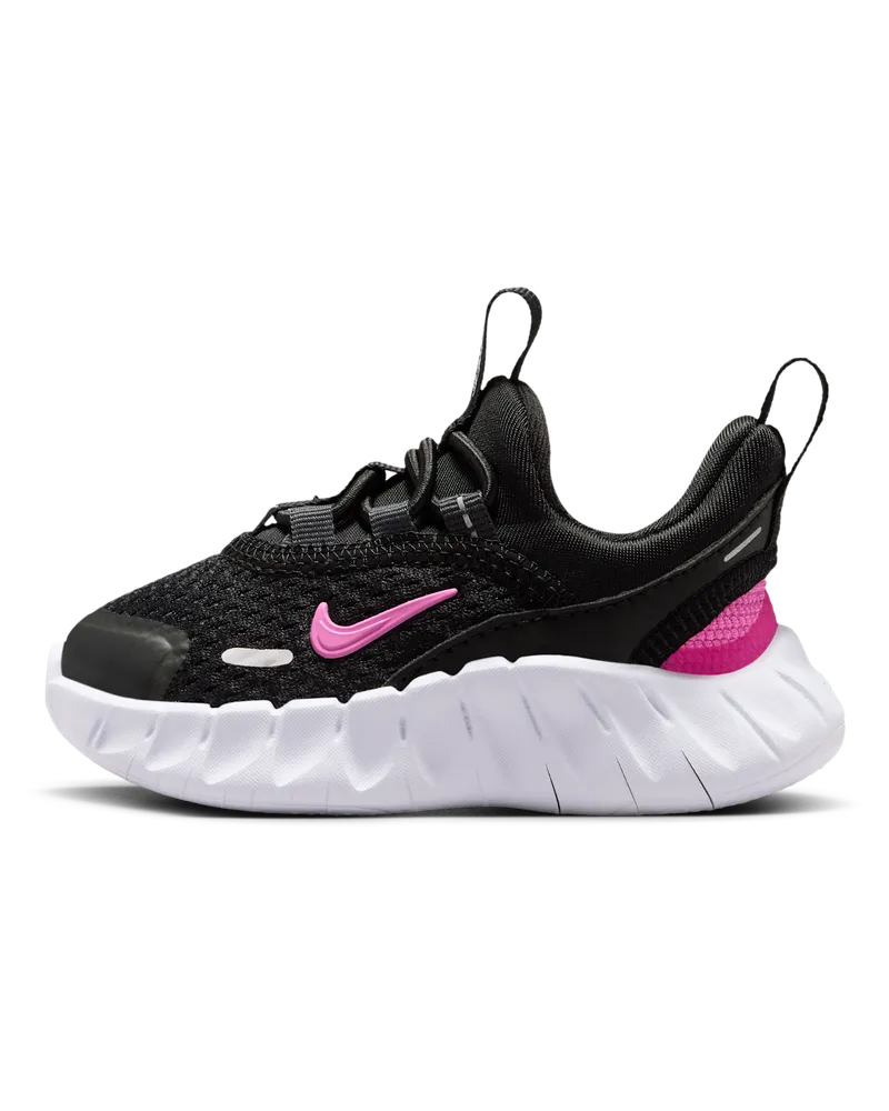 Nike Free Ride Schuh für Babys und Kleinkinder - Schwarz Schwarz