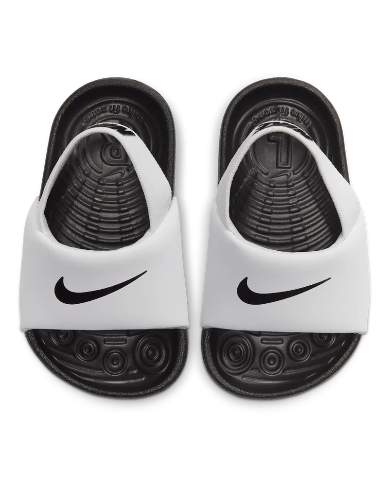 Nike Kawa Badeslipper für Babys und Kleinkinder - Weiß Weiß