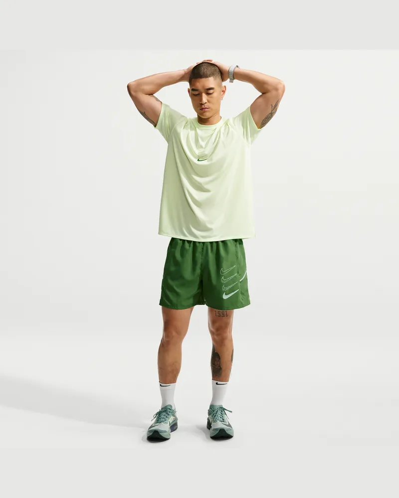 Nike Miler Dri-FIT Laufshorts mit Futter (ca. 13 cm, Herren) - Grün Grün
