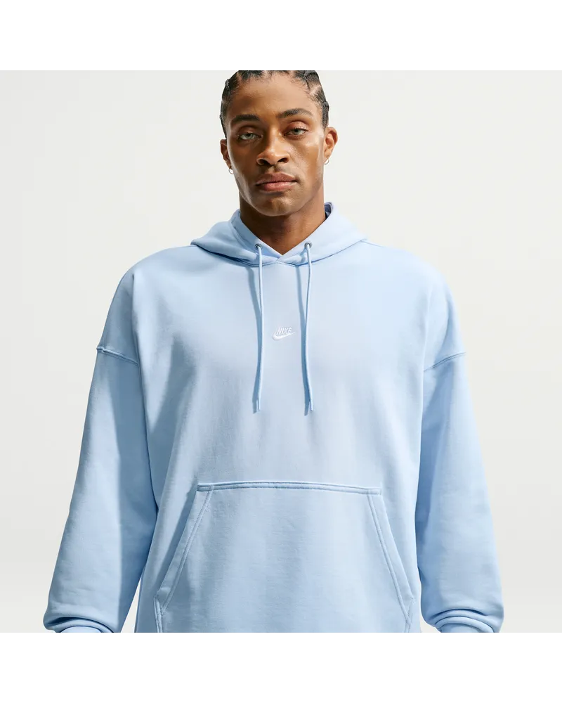 Nike Club Oversize-Hoodie aus French Terry (Herren) - Blau Blau