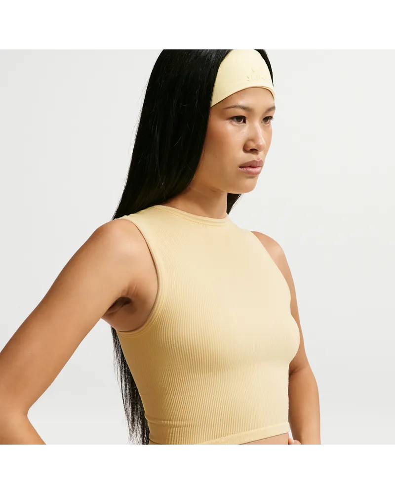 Nike SKIMS Ribbed Seamless Muskel-Tanktop (Damen) - Gelb Gelb