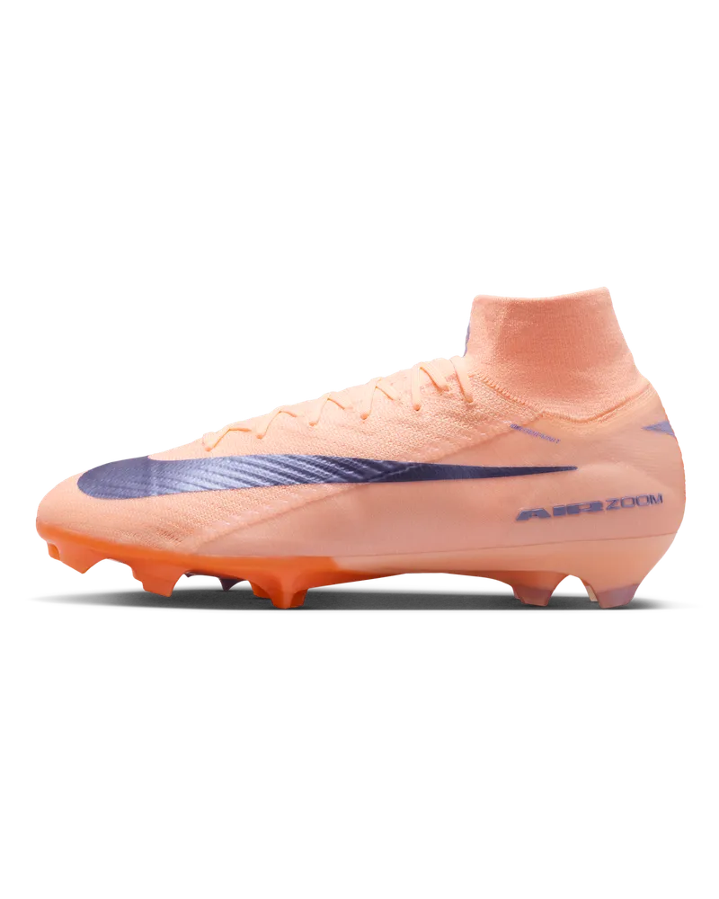 Nike Mercurial Superfly 10 Elite LV8 High-Top-Fußballschuh für normalen Rasen - Orange Orange