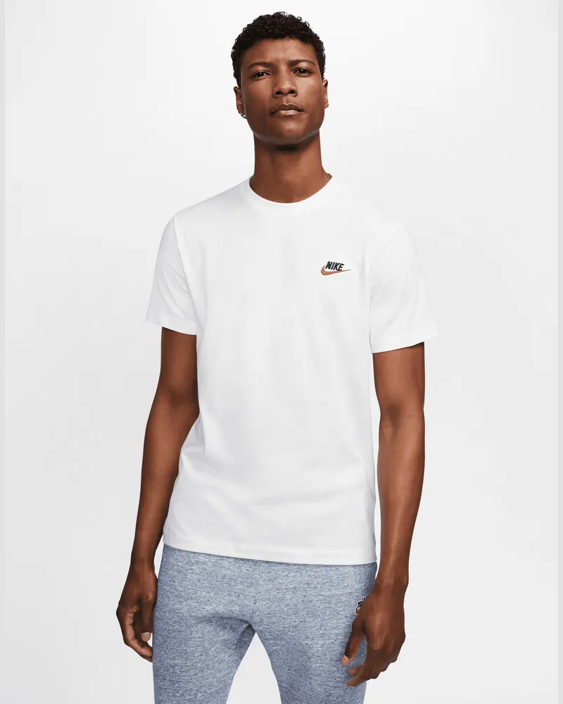 Nike Club Herren-T-Shirt - Weiß Weiß