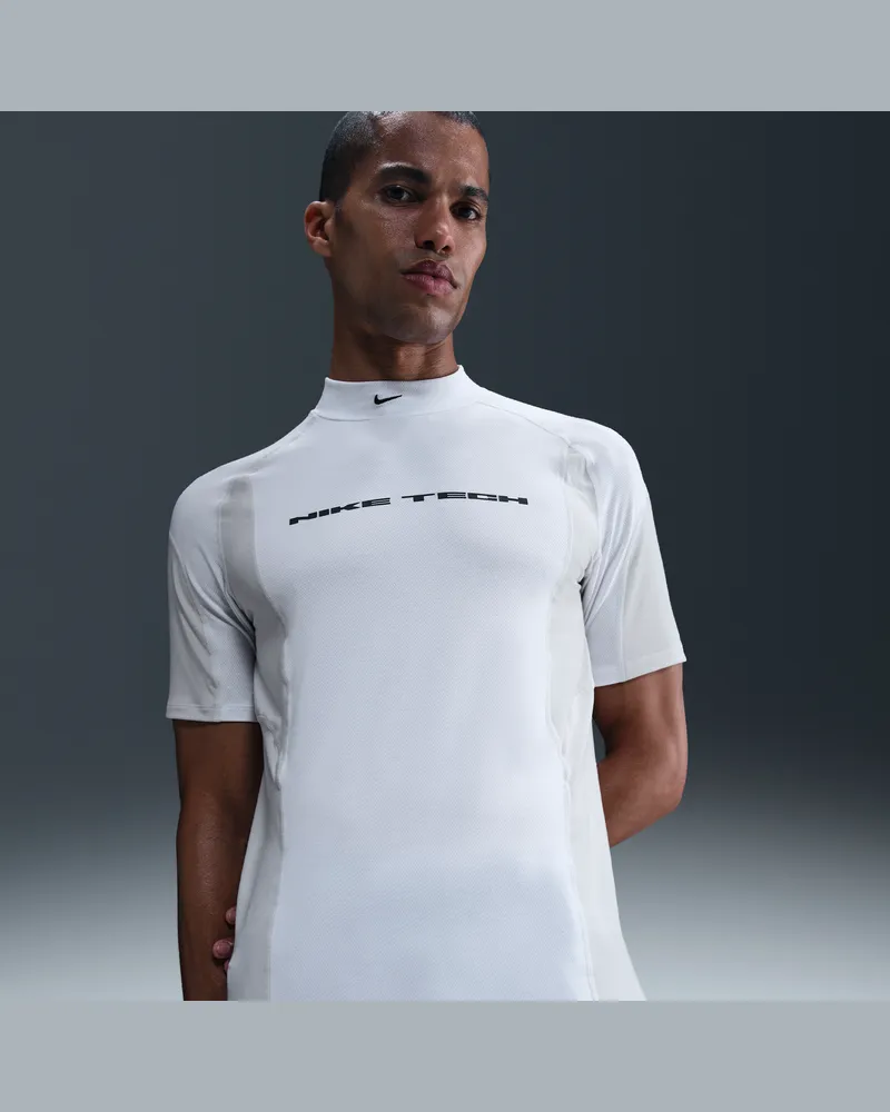 Nike Tech Dri-FIT Kurzarm-Funktionsunterwäsche (Herren) - Weiß Weiß
