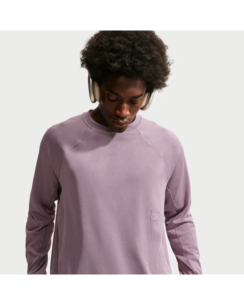 Nike N.A.C. Dri-FIT Longsleeve-Oberteil (Herren) - Lila Lila