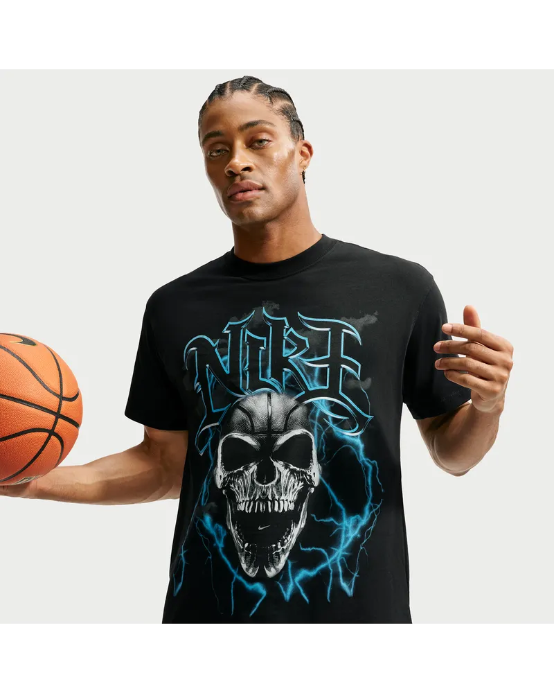 Nike Basketball-T-Shirt (Herren) - Schwarz Schwarz