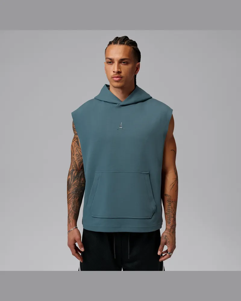 Jordan Sport Ärmelloser Hoop Fleece Dri-FIT-Hoodie (Herren) - Blau Blau