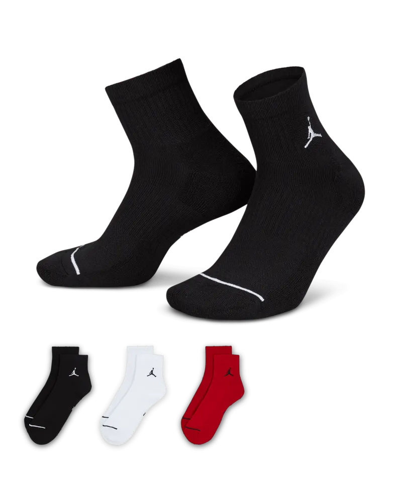 Jordan Knöchelsocken für jeden Tag (3 Paar) - Multi-Color Multi-color