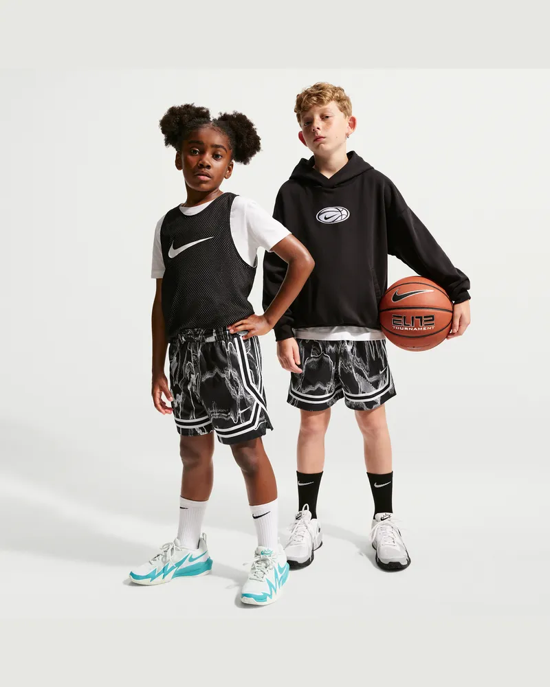 Nike Crossover Dri-FIT Basketballshorts (ältere Kinder) - Schwarz Schwarz