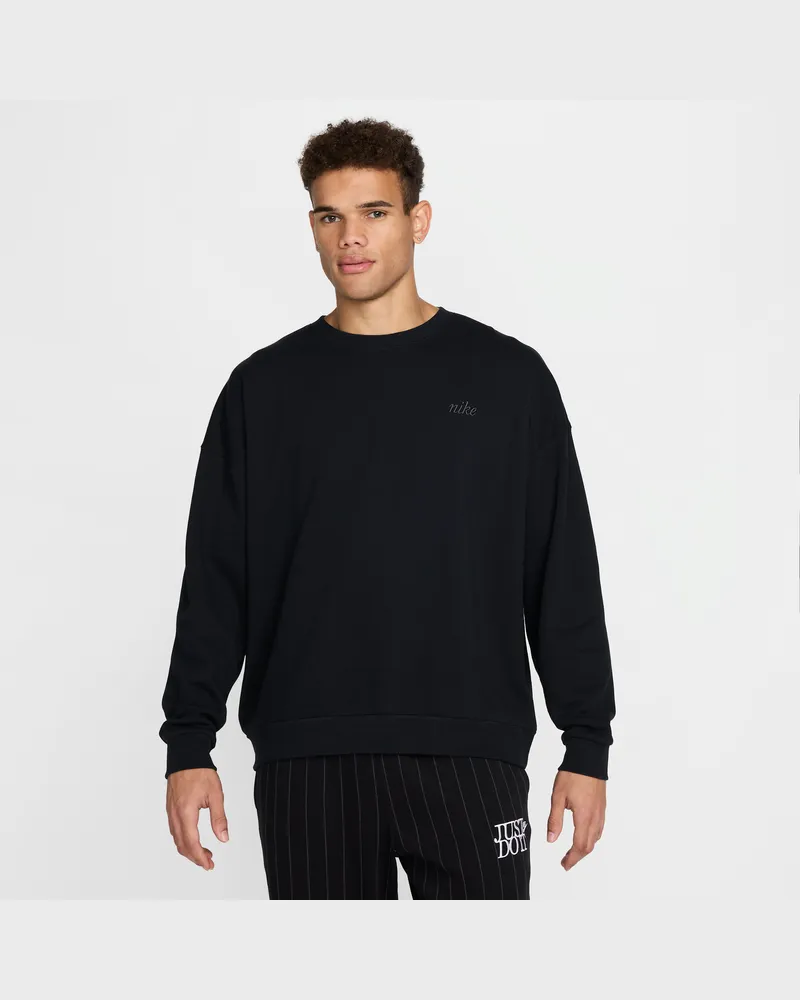 Nike Club Oversize-Rundhalsshirt (Herren) - Schwarz Schwarz