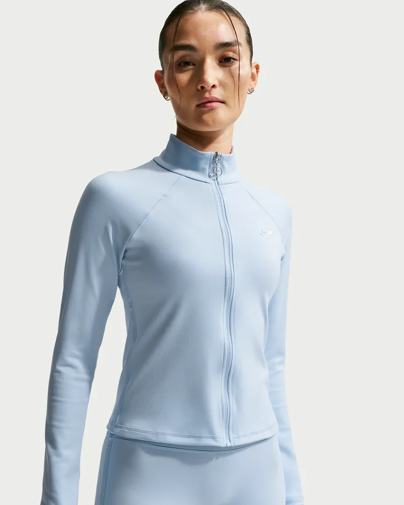 Nike Langarm-Jacke (Damen) - Blau Blau