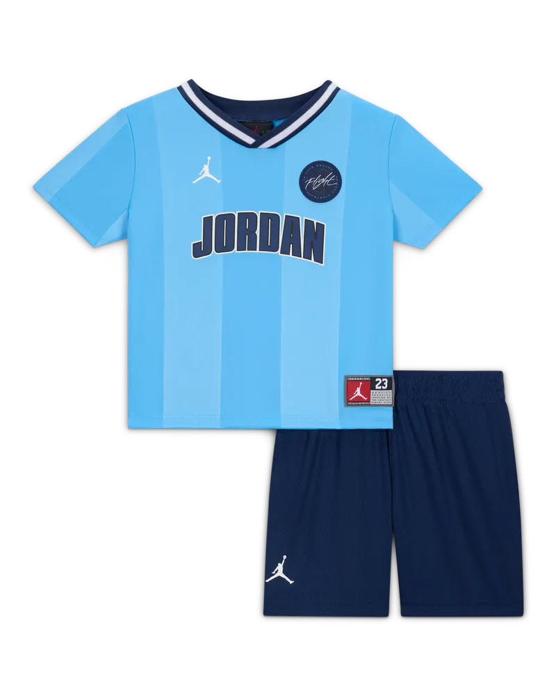 Jordan Set aus Sporttrikot und Mesh-Shorts (Kleinkinder) - Blau Blau
