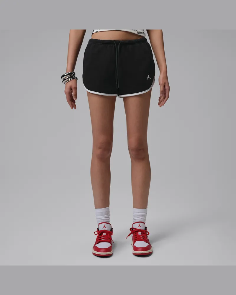 Jordan Brooklyn Fleece Damenshorts - Schwarz Schwarz