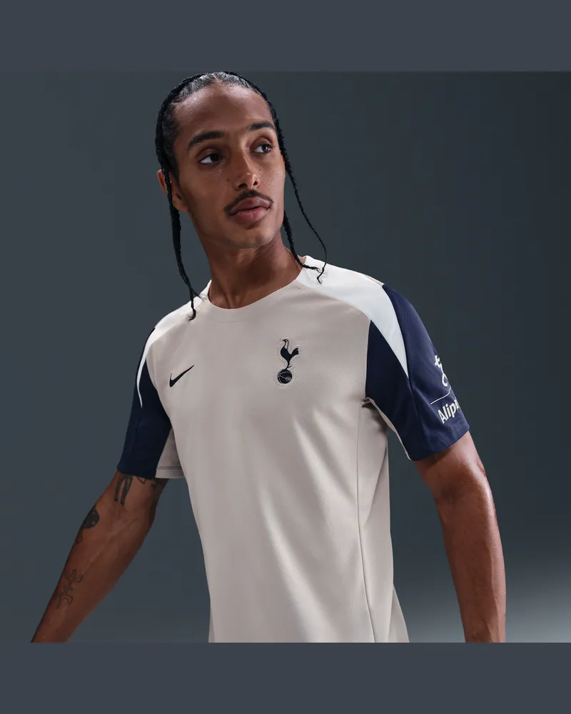 Nike Tottenham Hotspur Strike  Dri-FIT Kurzarm-Fußballoberteil für Herren - Grau Grau